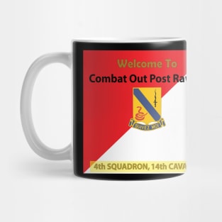 Army - 4th Squadron, 14th Cavalry Regiment - Welcome to COP Rawah X 300 Mug